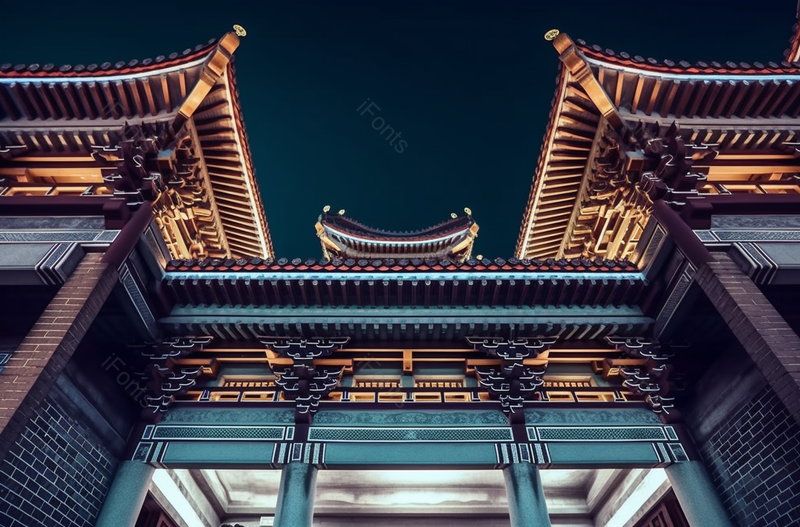 大唐芙蓉园金碧辉煌夜景图,高清,摄影图,摄影图片,图片大全,摄影图免费下载